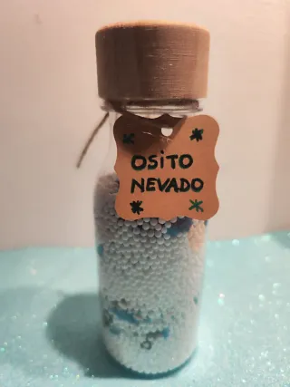 Botella sensorial Osito Nevado