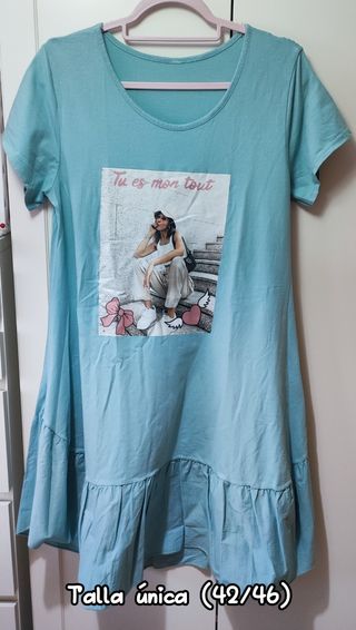 Vestido Verano Talla Única Mujer