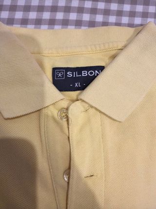 Polo Silbon Amarillo Talla XL