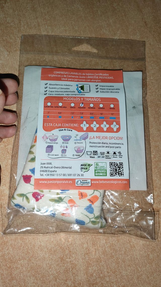 Reglo Compresa de tela 