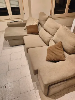 Sofá Chaiselongue 3 plazas extensible