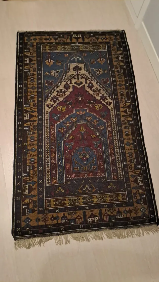 Alfombra Turca Hecha a Mano