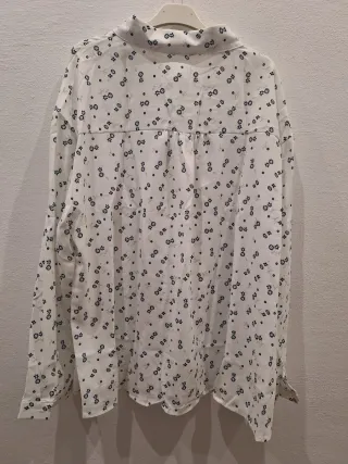Camisa estampada manga larga 2XL
