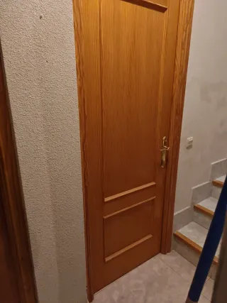 Puerta interior de madera