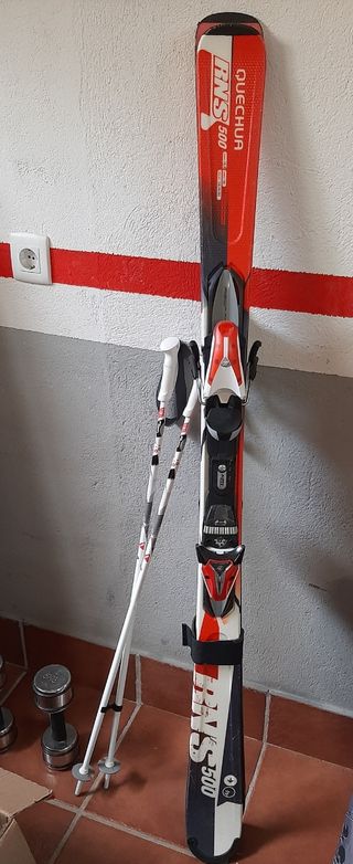 Esquíes + bastones