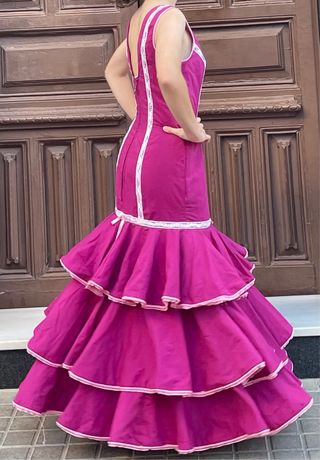 Traje Flamenca Buganvilla Talla 38/40