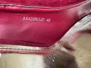 Zapatos de tacón rojos Jessy Ross talla 40