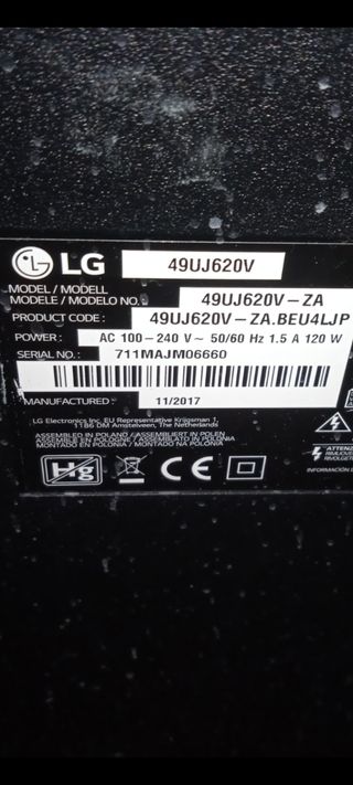 LG 49UJ620V Televisor 49

