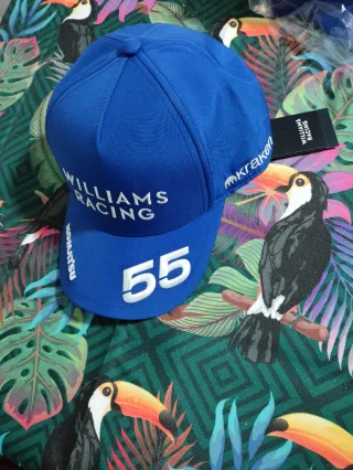 Gorra Williams Racing Carlos Sainz 55 Komatsu