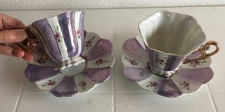 Set 2 tazzine porcellana