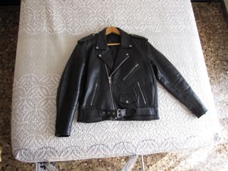 Chaqueta de piel negra Talla L - Nueva