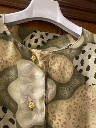 Camisa estampada manga larga