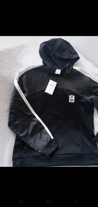 Felpa Nike uomo Nera/Bianca Tg. L/XL