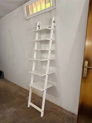 Estantería Escalera Blanca
