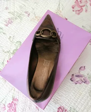 Zapatos de tacón bajo para mujer