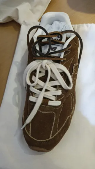 Miu Miu x New Balance Zapatillas Marrones