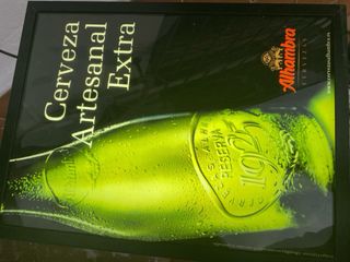 Cuadro Luminoso Cerveza Alhambra Reserva 1925 , 
