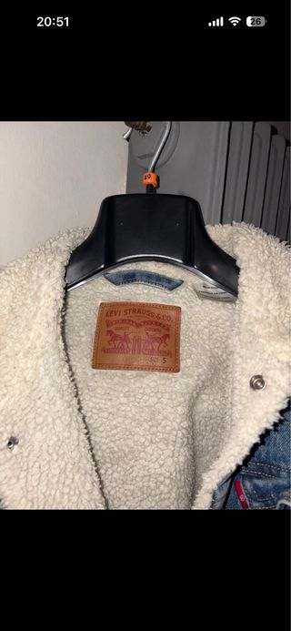 Giacca Jeans Levi's con Pellicciotto Blu