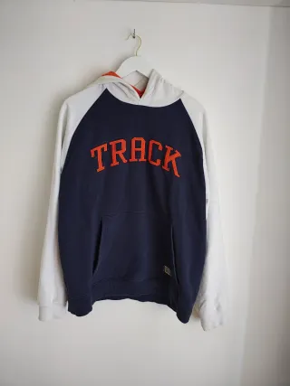 Sudadera Nike Raglan Azul y Blanca