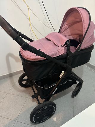 Carro de bebé Yazoco rosa