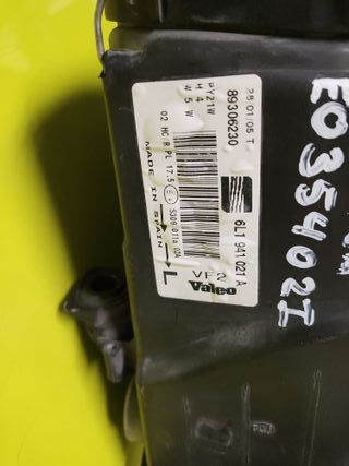 FARO DELANTERO IZQUIERDO SEAT IBIZA 6L1 1 OPTICA