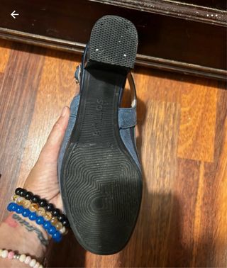 Zapatos Pitillos Azul Talla 38