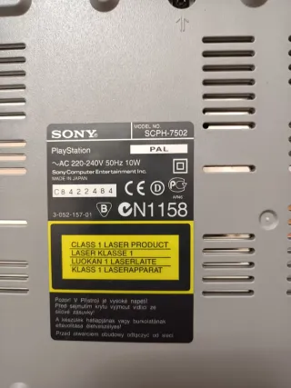 PlayStation 1 Console SCPH-7502 Funziona Originale