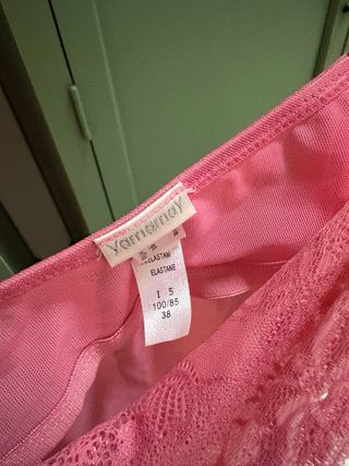 Top Intimo Rosa Pizzo