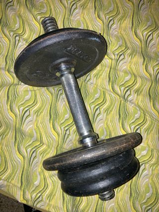 Pesas de gimnasio un le falta los frenos 