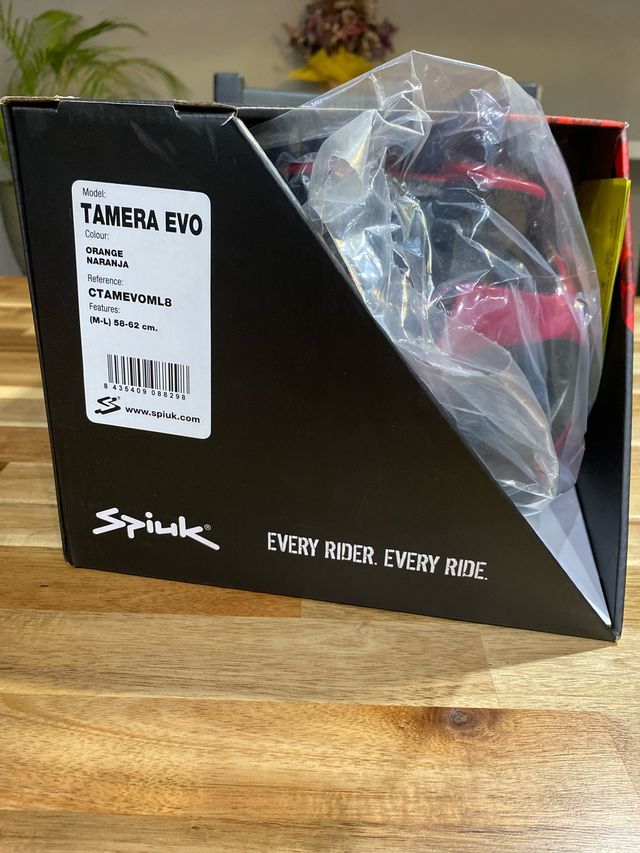 Casco Spiuk Tamera Evo Naranja Talla M-L