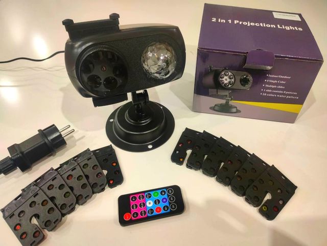 Proiettore LED con telecomando per feste di Halloween