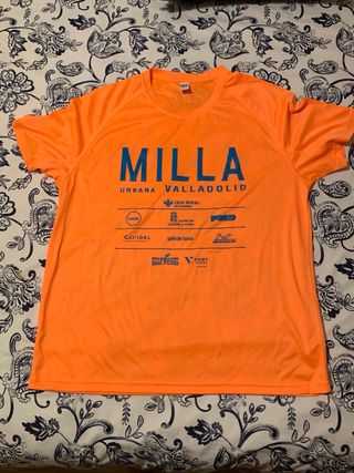 Camiseta Milla Urbana Valladolid Naranja