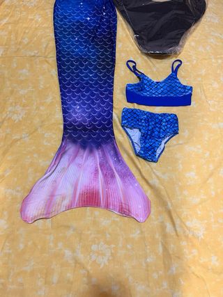 Bañador cola sirena 7/8 años