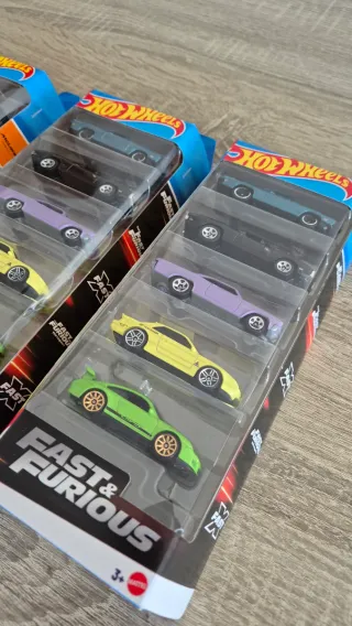Hot Wheels 5-Car Packs (Formula 1 & Fast & Furious