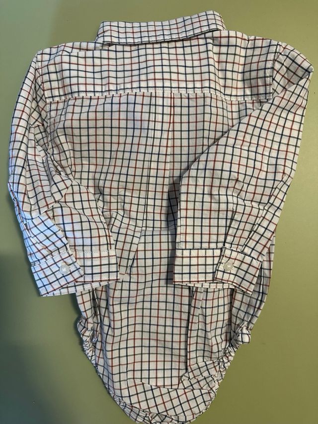 camicia a body neonato 12/18 mesi 80 cm