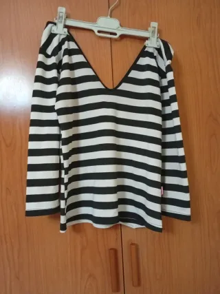 Camiseta de rayas manga larga