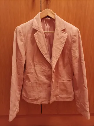 Chaqueta Zara Pana Rosa Mujer