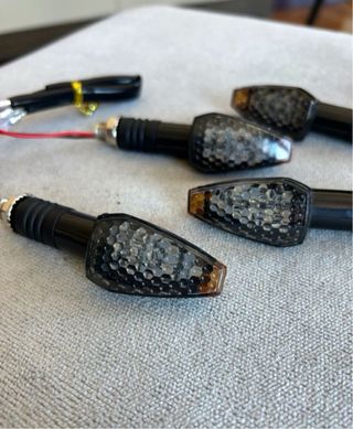 Intermitentes LED Moto Ahumados universales 