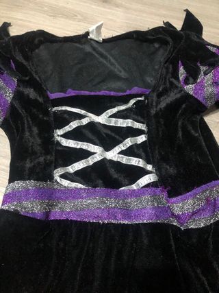 Disfraz Bruja Luna y Gato Negro
talla mediana 7a10