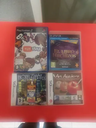 Lote 4 Videojuegos PS2, PS3 y Nintendo DS