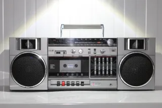 Radio Casete Samsung Plata