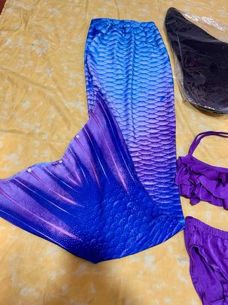 Cola de sirena bañador talla 10/12 años