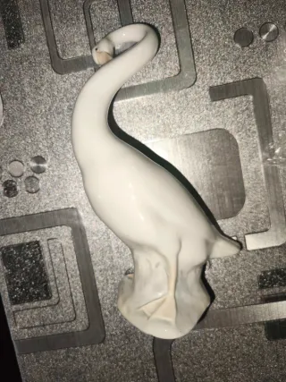 Lladro Patos Cuello Largo y Curvado