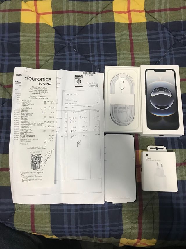 iPhone 16e black 128gb NUOVO da attivare