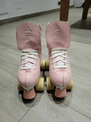 Patines Oxelo 4 Ruedas Talla 37 Rosa