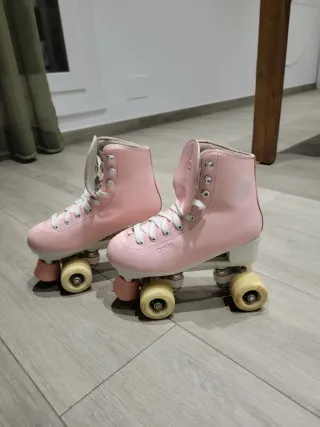 Patines Oxelo 4 Ruedas Talla 37 Rosa