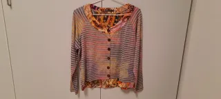 Jersey fino rayas multicolor