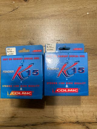 8 Bobinas Hilo Colmic Fender K15 250m