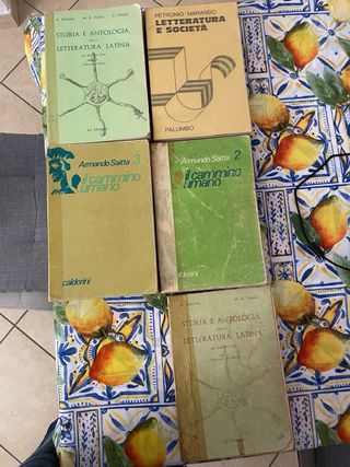 Lotto 4 Libri Scolastici Anni '80