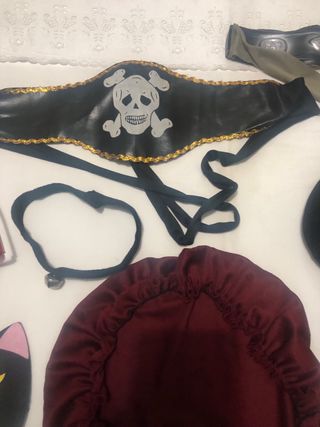 Accesorios Halloween: Diadema cuernos, antifaces,